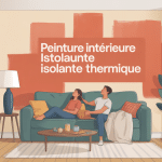 illustration globale peinture intérieure isolante thermique maison cosy