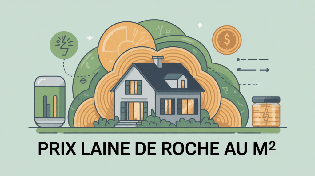 illustration prix de la laine de roche au m2 isolation thermique