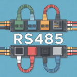 illustration rs485 bus série différentiel industrie domotique