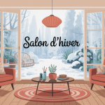 salon d hiver lumineux baies vitrées cosy plantes