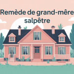 Salpêtre remède grand mère illustration maison traces blanches