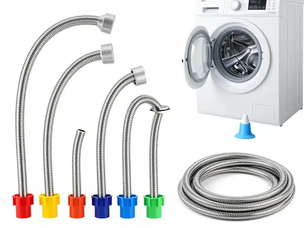 Différents tuyaux vidange machine à laver