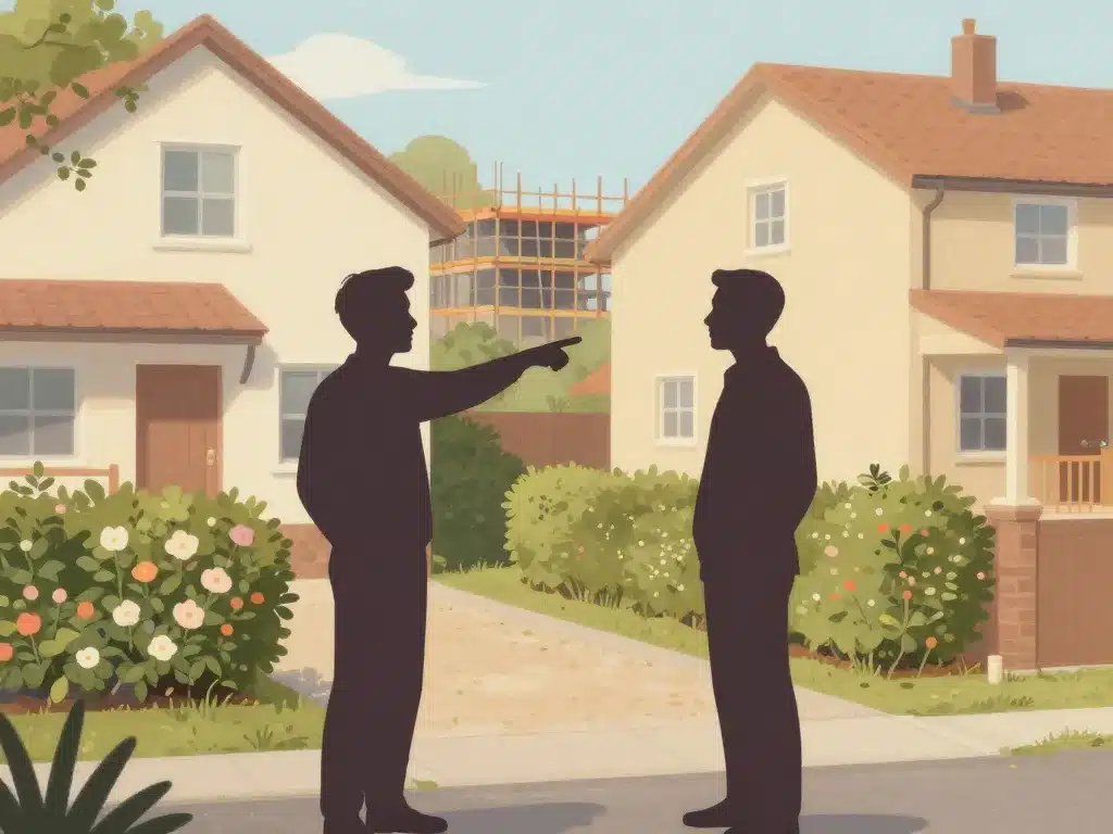 voisin travaux gestion amiable discussion