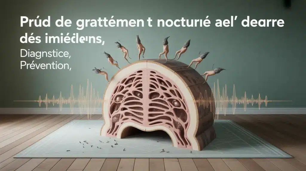 Bruit de grattement dans les murs : coupe de cloison nocturne