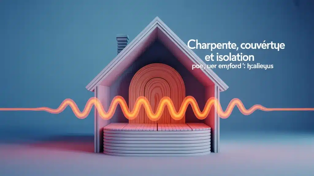 Confort thermique avec charpente et isolation