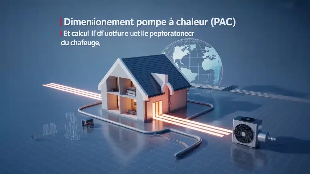Dimensionnement pompe à chaleur (PAC) : puissance et calcul