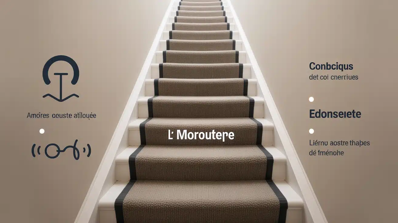 Moquette pour escaliers pour plus de confort et sécurité