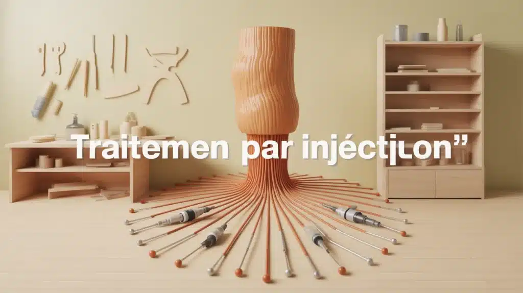 Traitement par injection pour le bois contre les xylophages