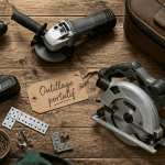 outillage portatif moderne sur établi