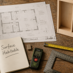 placard surface habitable plan et outils