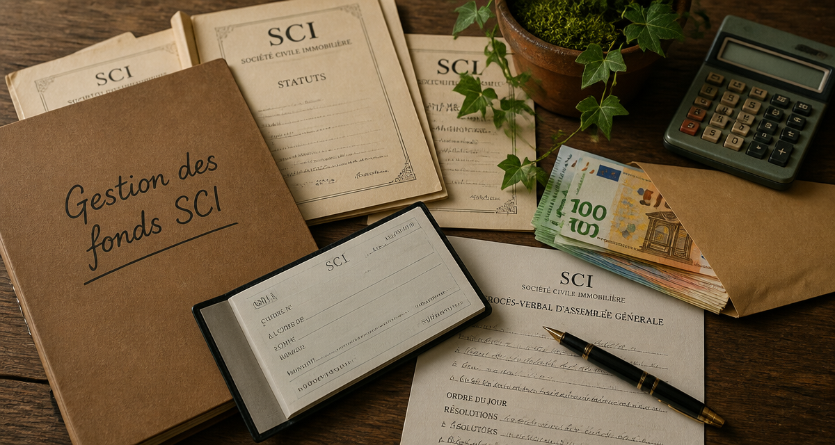 comment recuperer l'argent de la vente d'un bien en sci illustration bureau