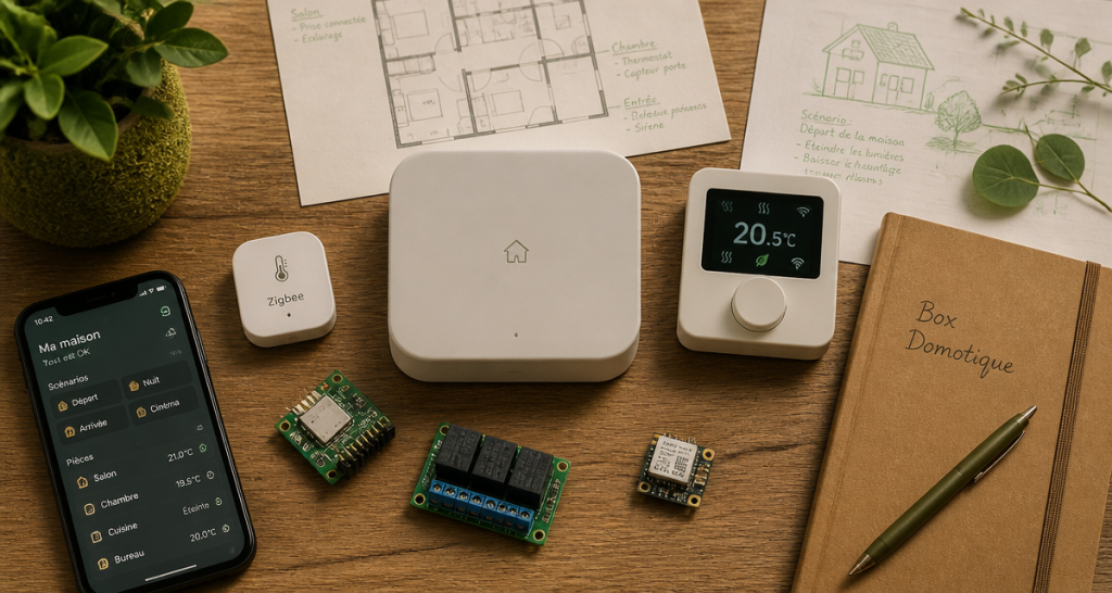comparateur box domotique box thermostat smartphone