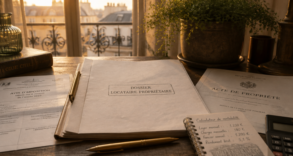 je suis propriétaire et je veux louer un autre appartement dossier locataire