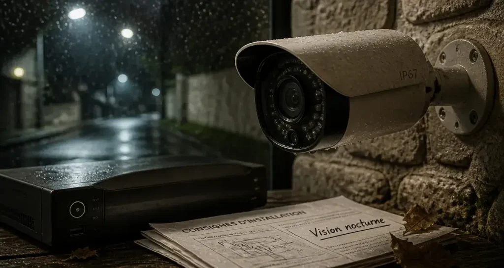 Quelle camera de surveillance choisir : caméra extérieure IP67, vision nocturne