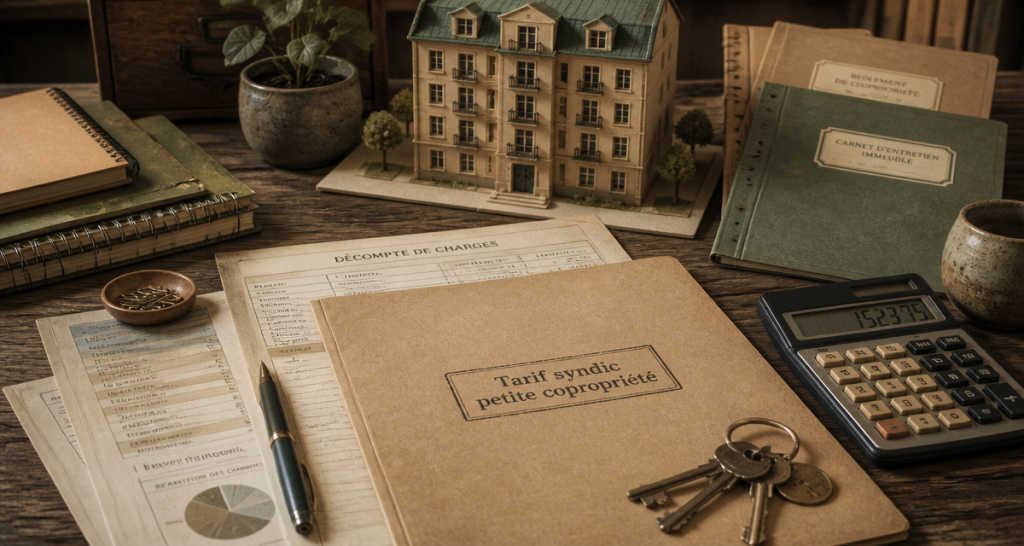 tarif syndic petite copropriété documents et clés