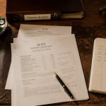 vendre SCPI documents cession sur bureau