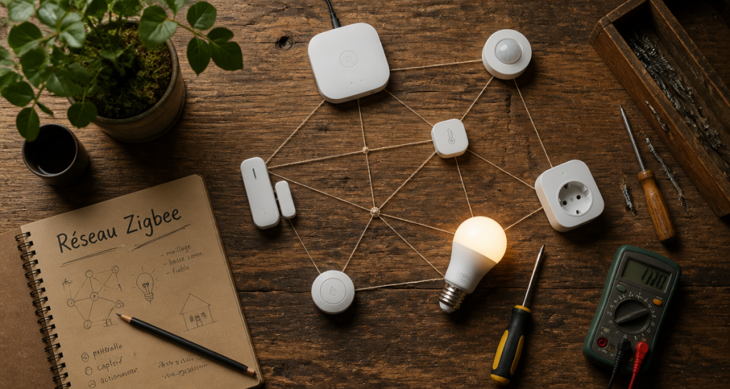 zigbee domotique réseau maillé objets connectés