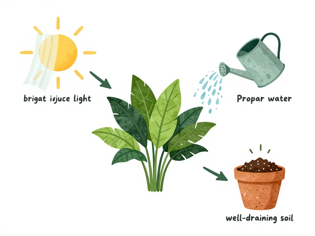 diagramme asso pilea ne pousse pas lumière arrosage substrat