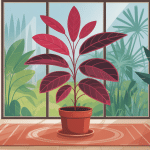 goutte de sang plante en appartement et jardin