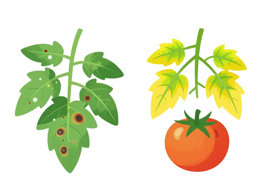Maladies de la tomate photos comparaison visuelle carences