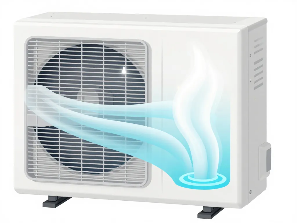 Diagramme rôle condenseur nettoyage sèche-linge pompe à chaleur