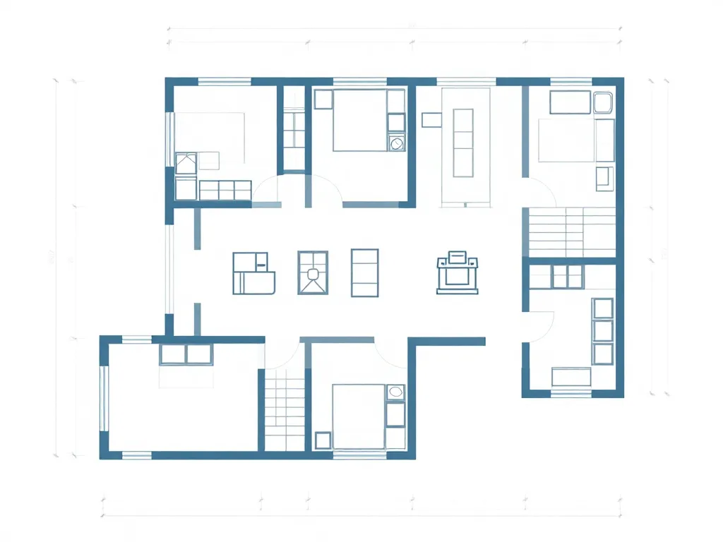 Diagramme des symbole plan architecte clés