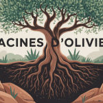 racine olivier visible sous terre méditerranée