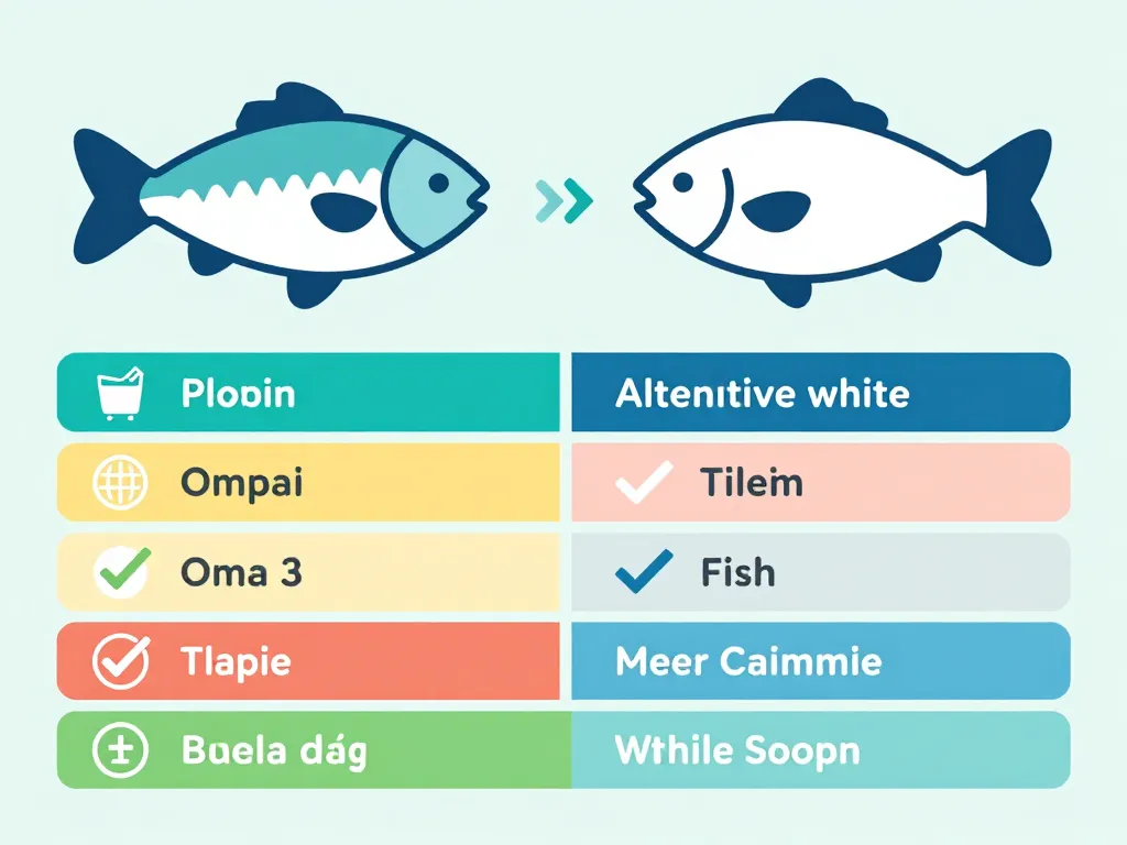 comparatif nutrition tilapia interdit en france et poissons alternatifs