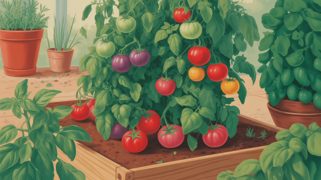 truc de grand-mère pour avoir de belles tomates dans un jardin potager