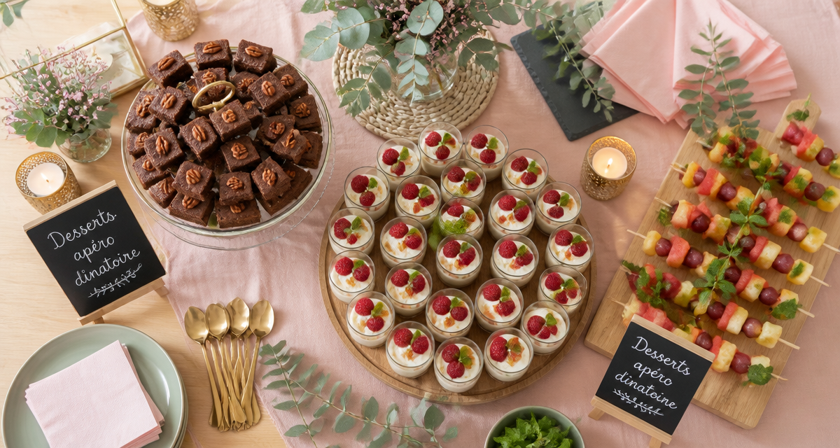 dessert apéro dinatoire buffet sucré individuel