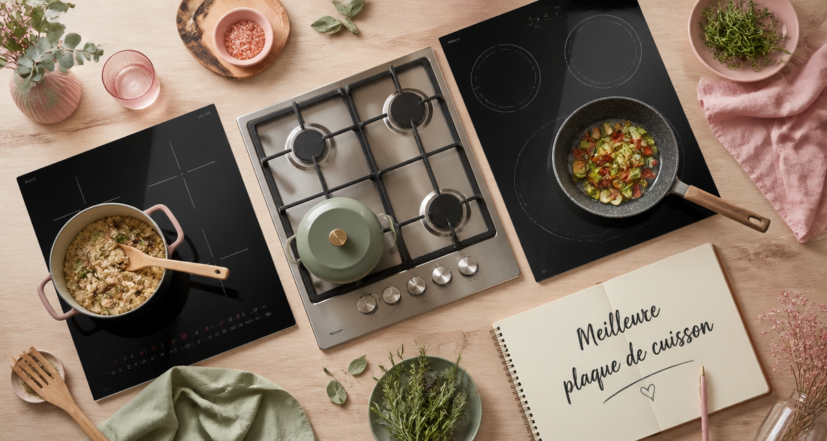 meilleur plaque de cuisson induction gaz vitrocéramique alignées cuisine