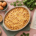 recette facile pas cher gratin coquillettes jambon fromage
