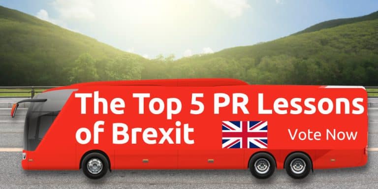 Blog 6 Top 5 key pr lessons behind brexit on a red bus