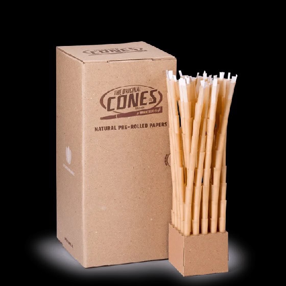 Eco-friendly natural paper straws with cardboard packaging for sustainable use.