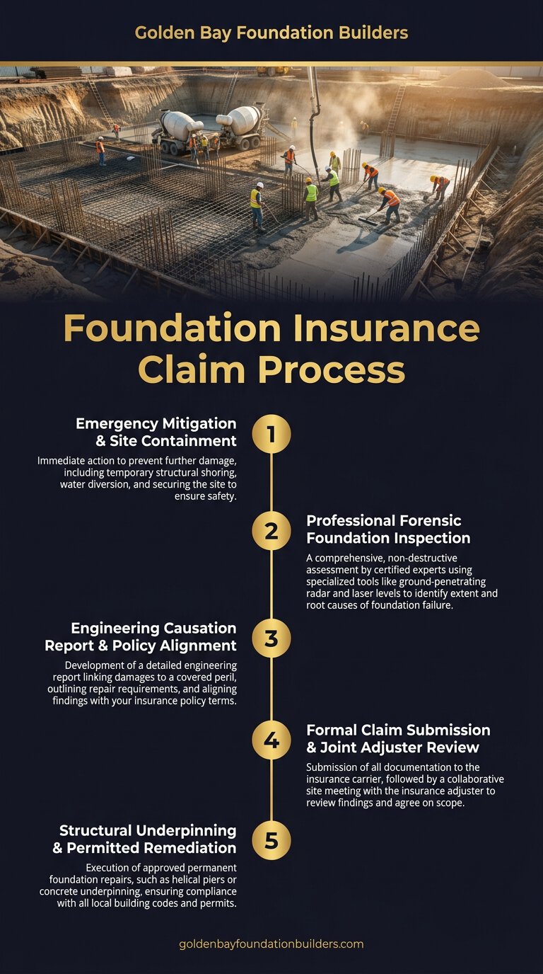 foundation insurance claim process