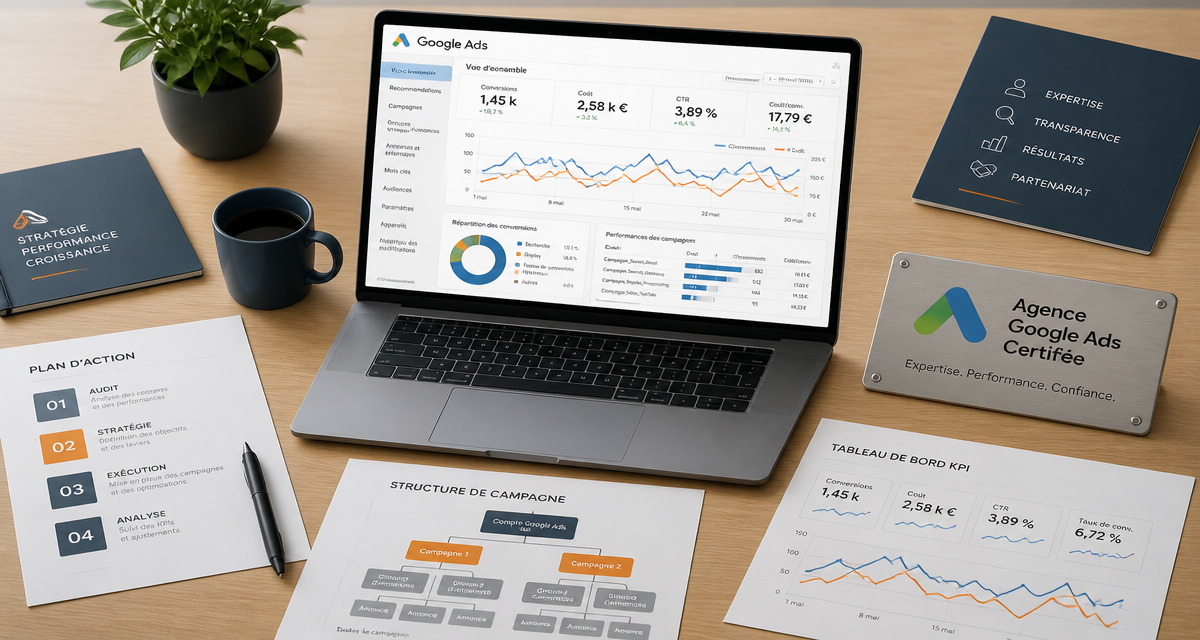 agence adwords certifiée bureau moderne