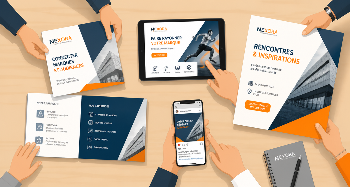 Agence de communication 360 réunion supports digitaux et print