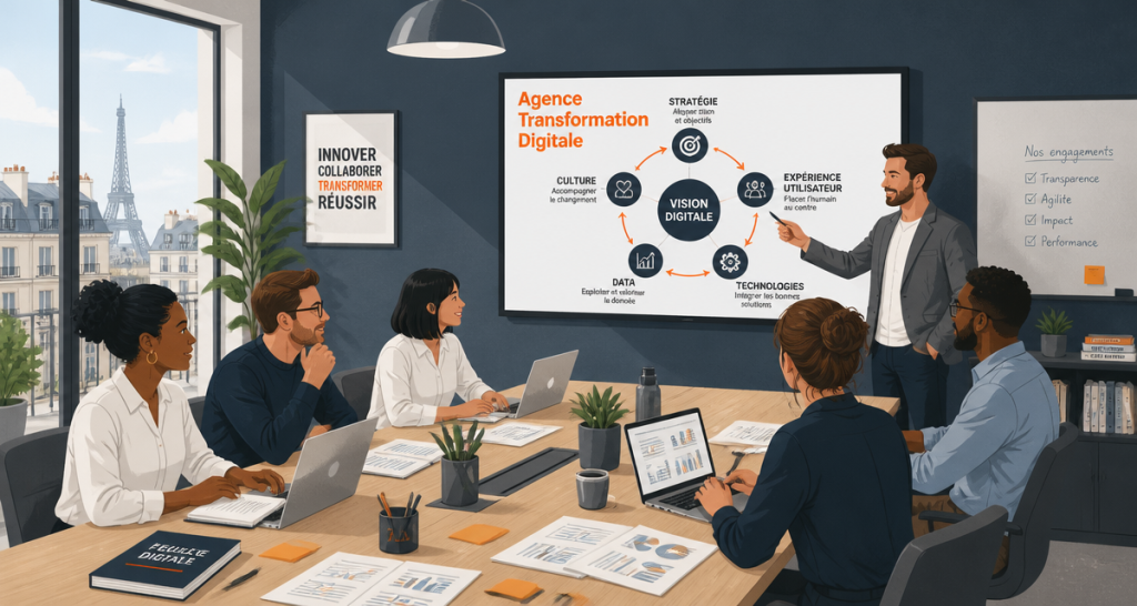 agence transformation digitale paris équipe