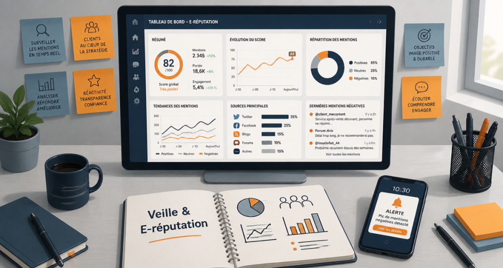 e reputation outils bureau moderne