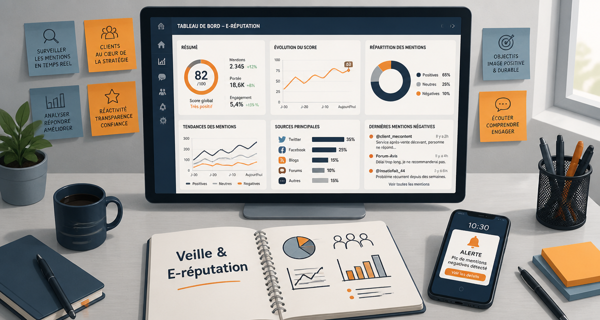e reputation outils bureau moderne