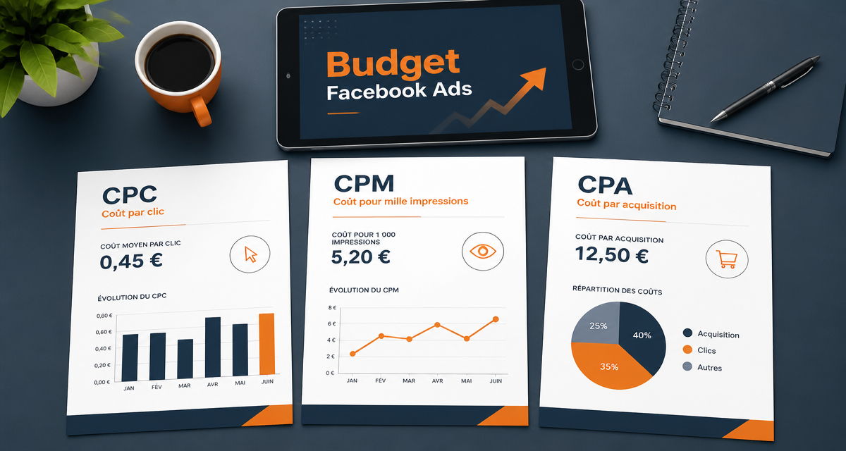 facebook ads prix graphiques cpc cpm cpa