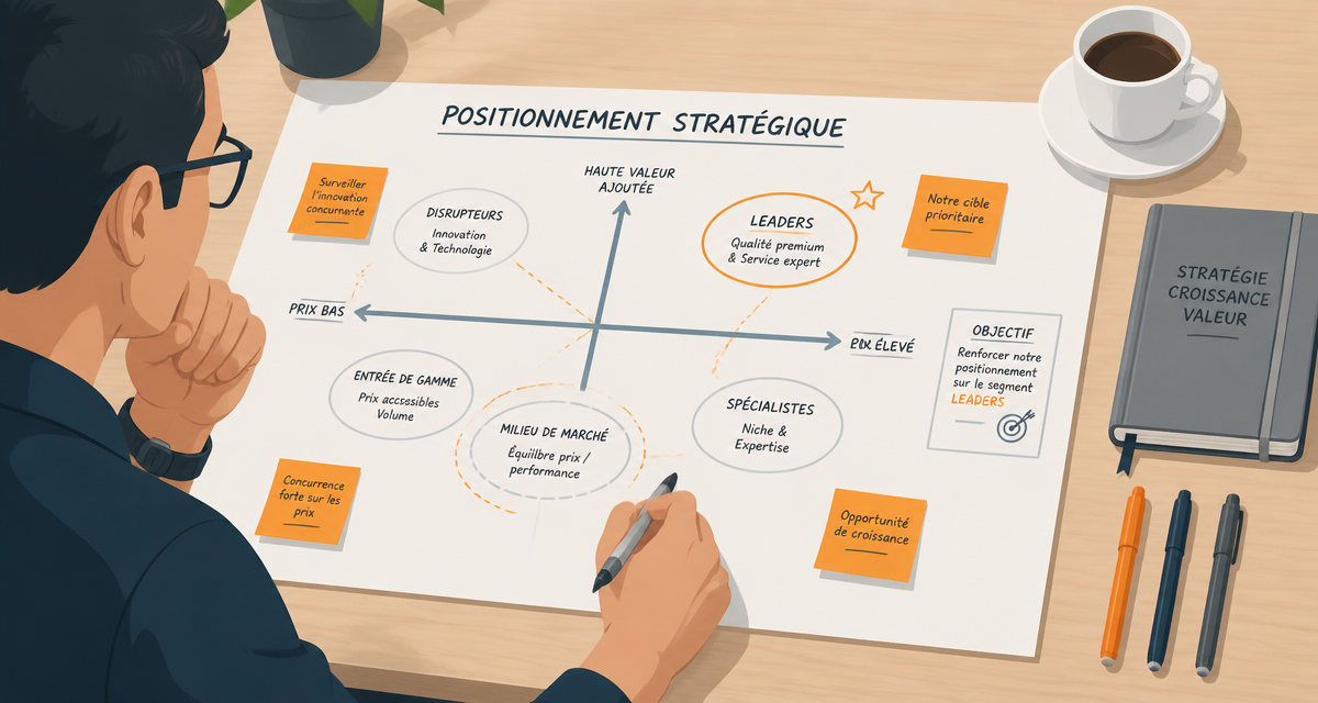 positionnement d une entreprise carte stratégique