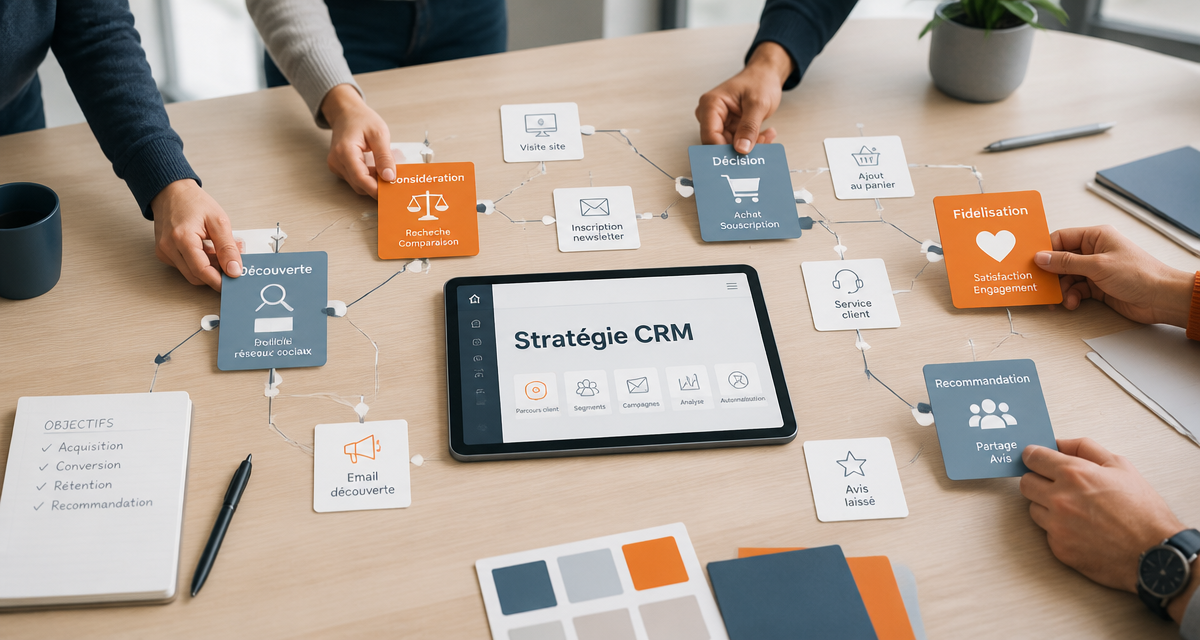 stratégie crm cartographie parcours client