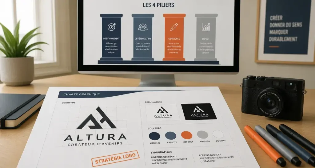Logo stratégie : 4 étapes pour transformer un dessin en logo rentable
