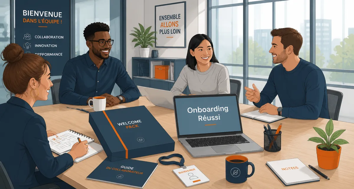 onboarding exemple en salle de réunion
