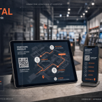 Phygitale définition : point de vente phygital avec QR code