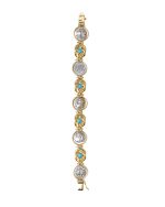 Urania - Ancient Coin & Turquoise Bracelet - Image 4