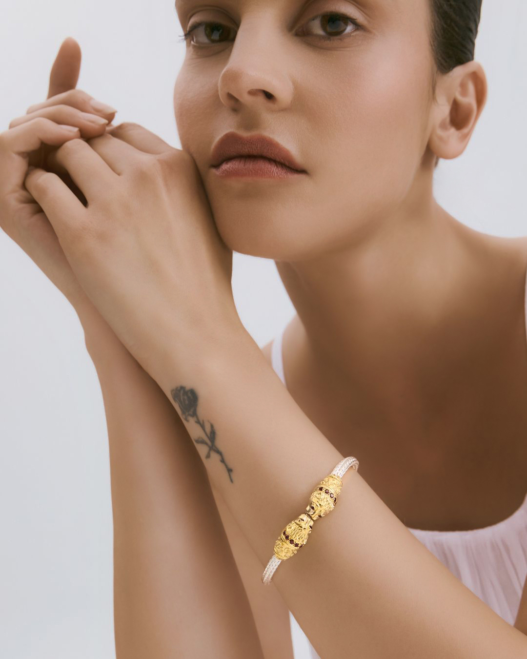 Leon - Double Lion Head Bracelet - Image 1
