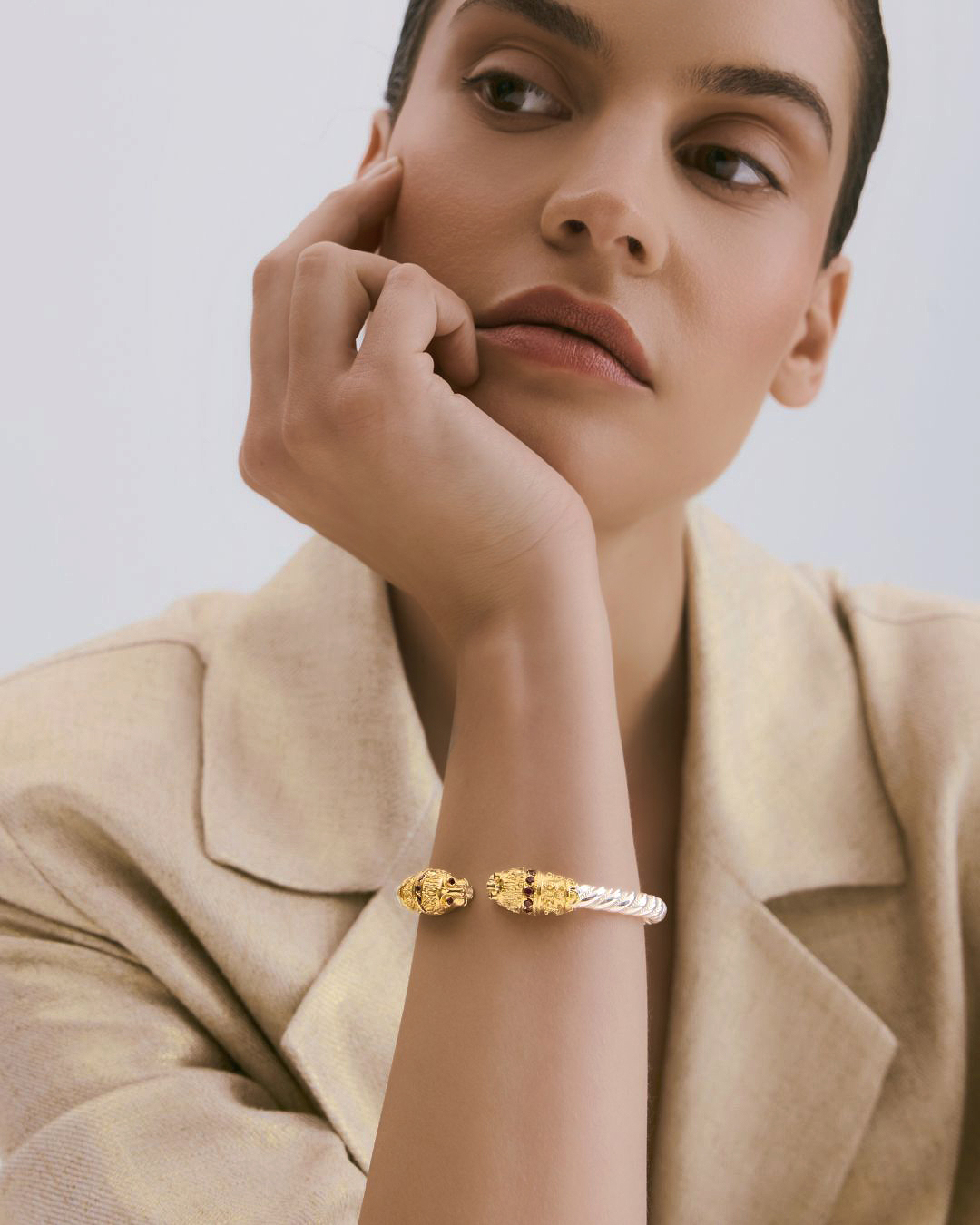 Progetto senza titolo - 1 Leontis - Lion Head Bracelet - Image 1