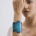 Aurea - Turquoise Sculptural Cuff Bracelet